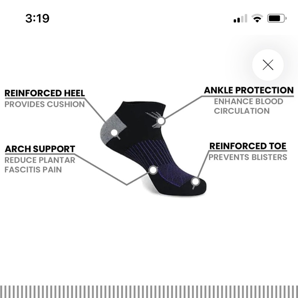 New Extreme Fit Lite Cushion Low-cut Socks (3 Pairs) - Picture 6 of 6
